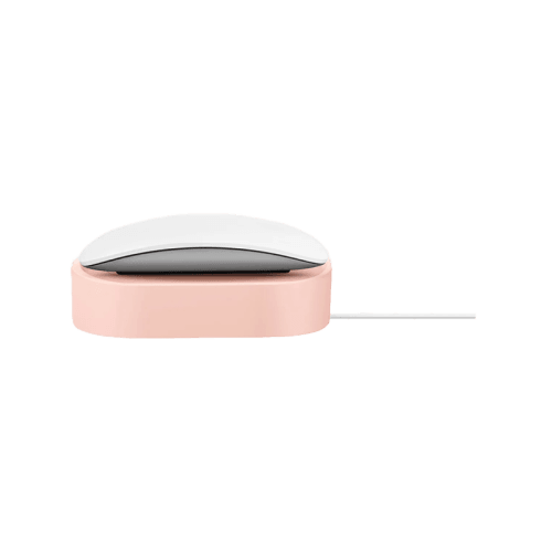 Uniq Nova Compact Magic Mouse Dock With Cable Loop - Blush Pink