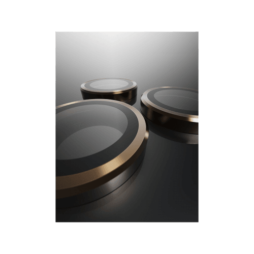 BodyGuardz Apex Individual Camera Lens Protector for iPhone 16 Pro & 16 Pro Max - Gold