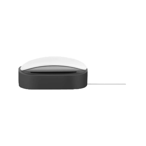 Uniq Nova Compact Magic Mouse Dock With Cable Loop - Charcoal Dark Grey