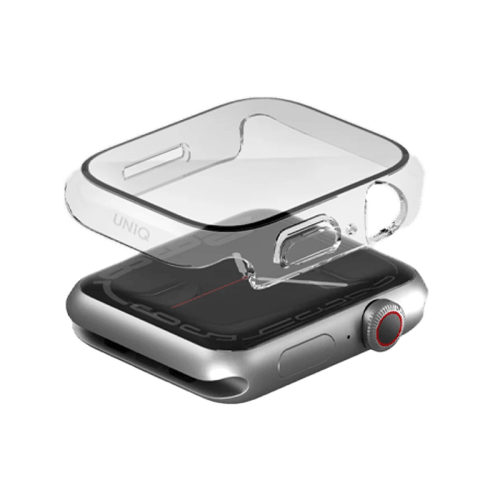 Uniq Nautic Case Tempered Glass Screen Protection for Apple Watch 41mm - Dove Clear