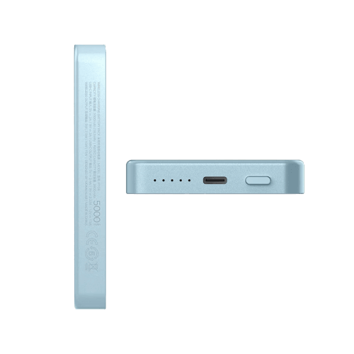 Momax Q.Mag Power 6 Magnetic Wireless 5000mAh Battery Pack - Blue