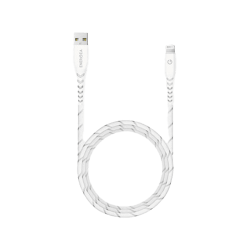 Energea Nyloflex USB-A to Lightning Cable 1.5M - White