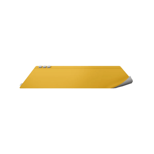 Uniq Hagen Reversible Smart Organization Desk Mat - Canary Yellow / Chalk Grey