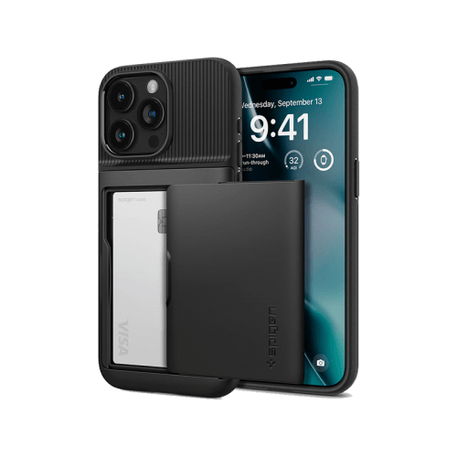 Spigen Armor Slim Case for iPhone 15 Pro Max - Black