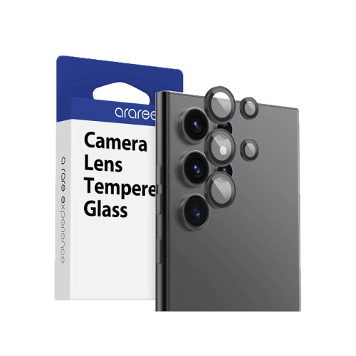 Araree C-Sub Core Camera Lens Protector With Metal Ring for Galaxy S24 Ultra - Clear