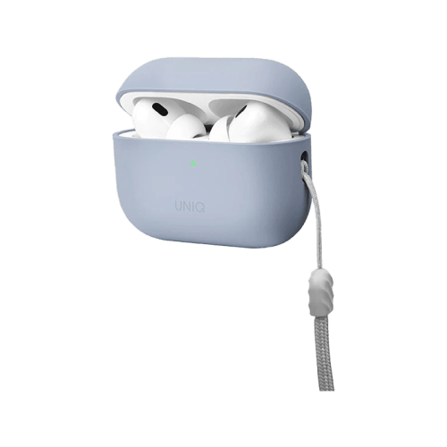 Uniq Hybrid Lino Liquid Silicon Case for Airpods Pro 2 - Artic Blue