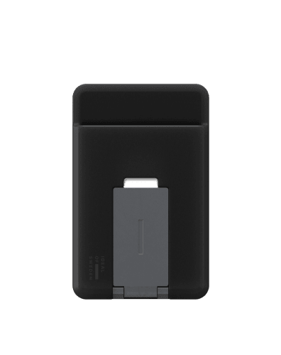 iDeal Of Sweden MagSafe Metal Card Holder With Grip Stand - Black