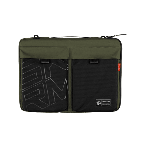 Skinarma Jager Laptop Sleeve (Upto 14") - Dark Olive Green