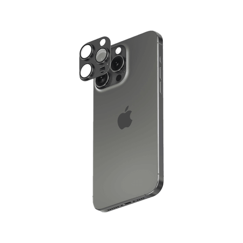 Smart Premium Camera Lens Protector for iPhone 15 Pro / 15 Pro Max - Black Titanium