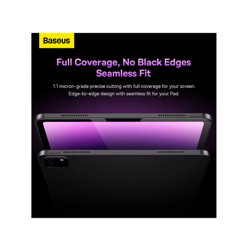 Baseus Crystal 0.3mm HD Tempered Screen Protector for iPad Pro 12.9" - Clear