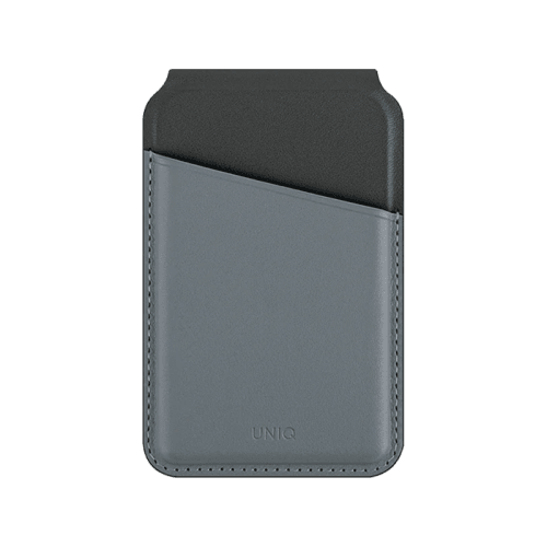 Uniq Lyden DS RFID-Blocking Magnetic Snap-on Stand With Card Holder - Washed Blue / Black