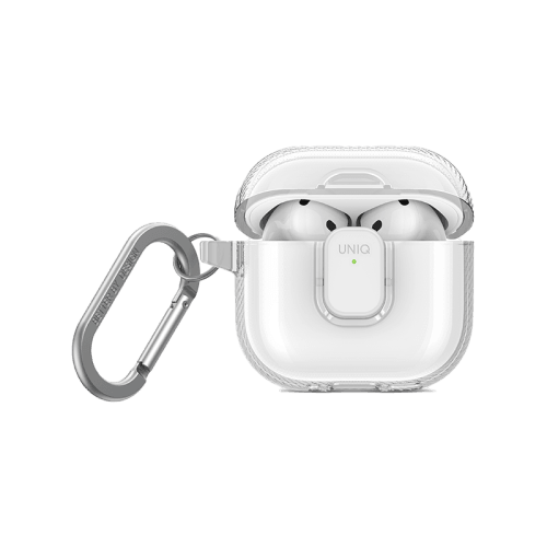 Uniq Glase Pro Lock Case for Airpods 4th Gen - Glossy Clear
