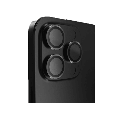 BodyGuardz Apex Individual Camera Lens Protector for iPhone 16 Pro & 16 Pro Max - Black