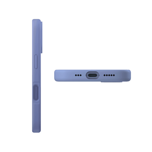 Uniq Hybrid Lino Hue Magsafe Case for iPhone 16 - Pearl Blue