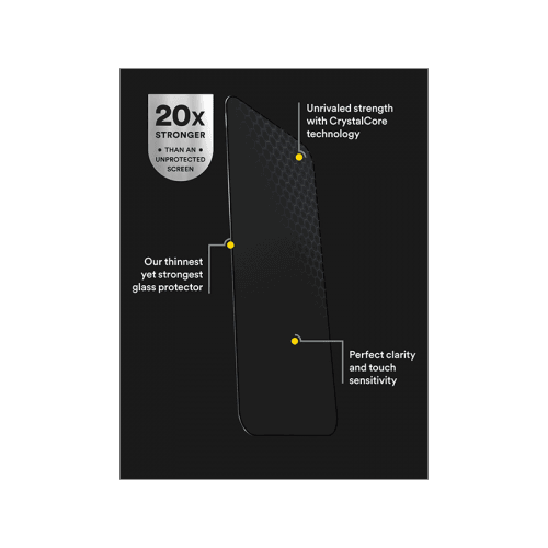 BodyGuardz Apex Clear Screen Protector for iPhone 16 Pro