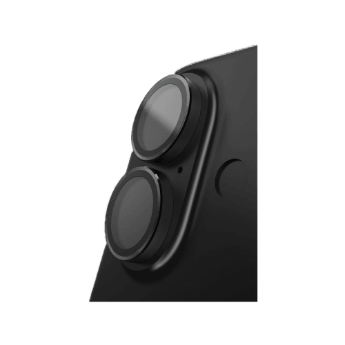 BodyGuardz Apex Individual Camera Lens Protector for iPhone 16 & 16 Plus - Black