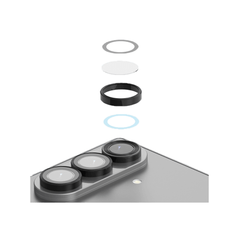 Araraee Camera Lens Ring Protection For Samsung Z Fold 7 - Clear