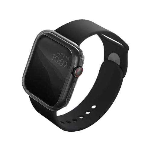 Uniq Dual Glase Case for Apple Watch 45mm - Clear / Smoke