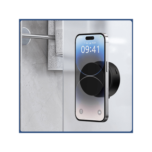 Sky 360 Rotating Vacuum Suction Magnetic Phone Holder Without Gravity - Black