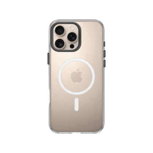 RhinoShield Clear Magsafe Case for iPhone 16 Pro with Case, Camera Ring, and Button