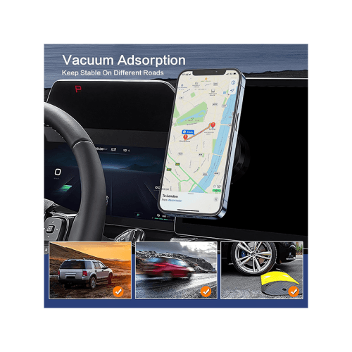 Sky Vacuum Suction Magnetic Phone Holder Without Gravity - Black