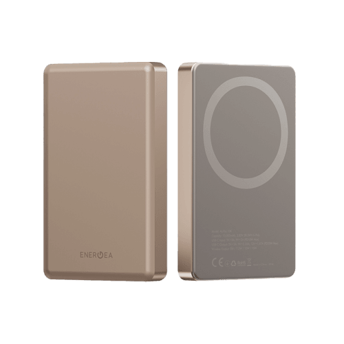 Energea AluPac Ultra Light Aluminum MagSafe 10000mAh Power Bank - Gold
