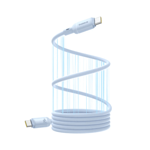 Baseus PicoGo USB-C to USB-C Magnetic Liquid Silicone 240W Fast Charging Cable 1m - Galaxy Blue