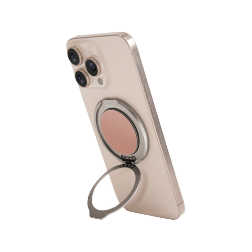 Uniq GripFit Classic 360 Phone Magnetic Mount With Built-in Kickstand - Blush Pink