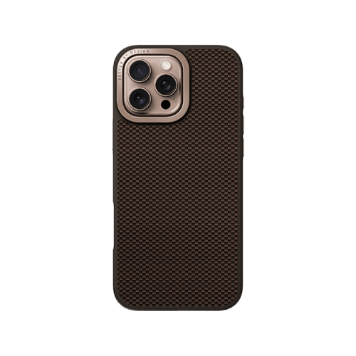 Uniq Hybrid Keva Max MagSafe case with Camera Stand for iPhone 16 Pro Max – Umber Brown