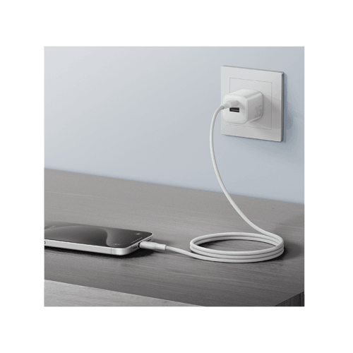 Bazic GoCharge Weave USB-C to USB-C 480Mbps 60W Cable 1.5M - White