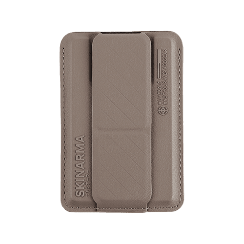 SkinArma Kado Wallet Mag-Charge Card Holder With Grip Stand - Champagne
