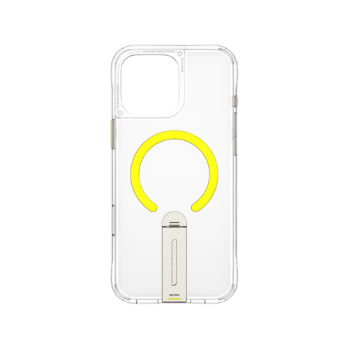 SkinArma Helix MagSafe Case With 360 Rotating Stand for iPhone 16 Pro - Clear