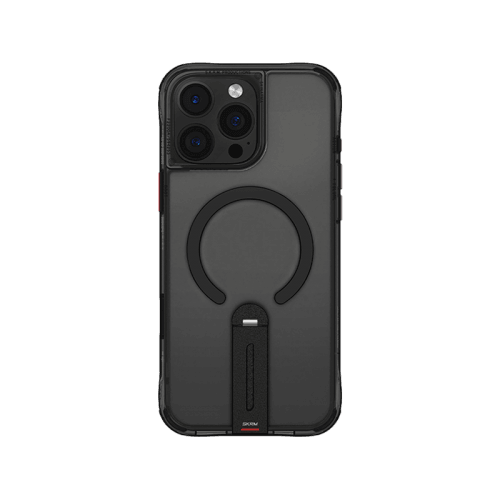 SkinArma Helix MagSafe Case With 360 Rotating Stand for iPhone 16 Pro - Black