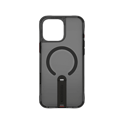 SkinArma Helix MagSafe Case With 360 Rotating Stand for iPhone 16 Pro - Black