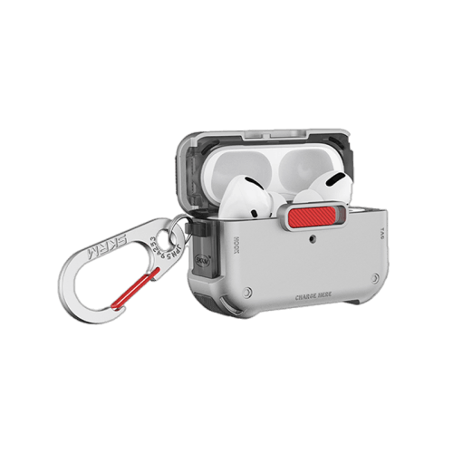 SkinArma Mecha Case for Airpods Pro 2 - Chrome