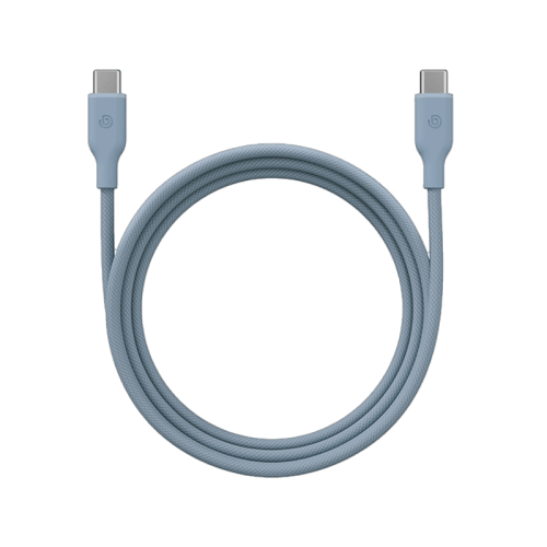 Bazic GoCharge Weave USB-C to USB-C 480Mbps 60W Cable 1.5M - Blue