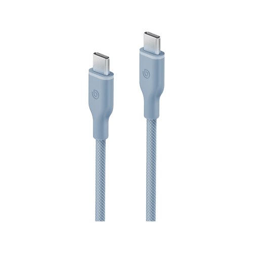 Bazic GoCharge Weave USB-C to USB-C 480Mbps 60W Cable 1.5M - Blue
