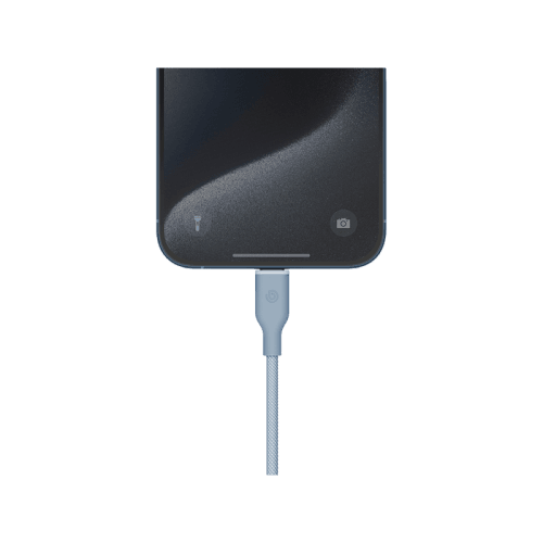 Bazic GoCharge Weave USB-C to USB-C 480Mbps 60W Cable 1.5M - Blue