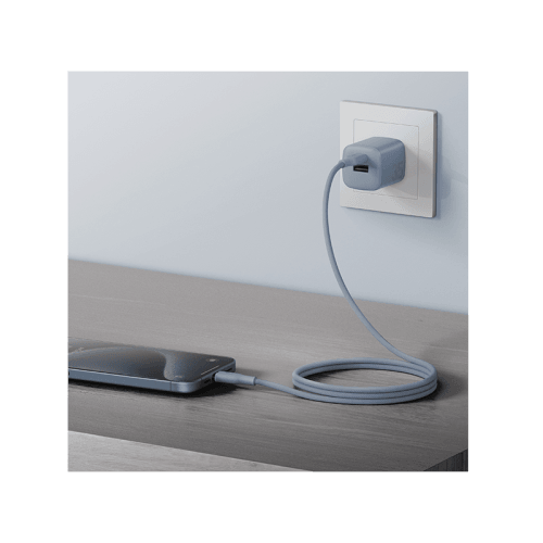 Bazic GoCharge Weave USB-C to USB-C 480Mbps 60W Cable 1.5M - Blue