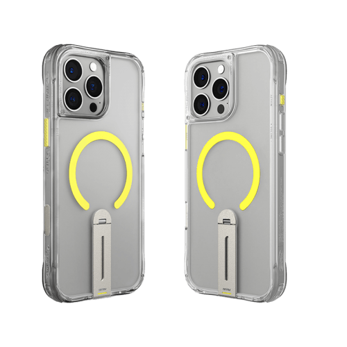 SkinArma Helix MagSafe Case With 360 Rotating Stand for iPhone 16 Pro Max - Clear