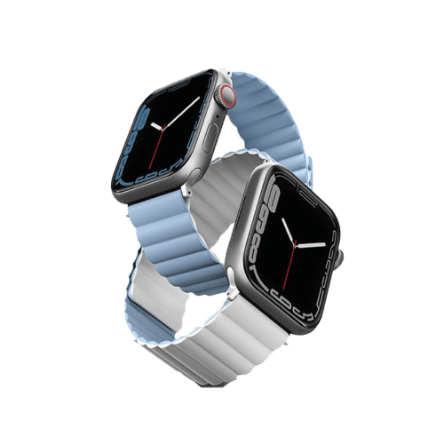 Uniq Revix Reversible Strap for Apple Watch 42/44/45mm - Arctic White / Blue