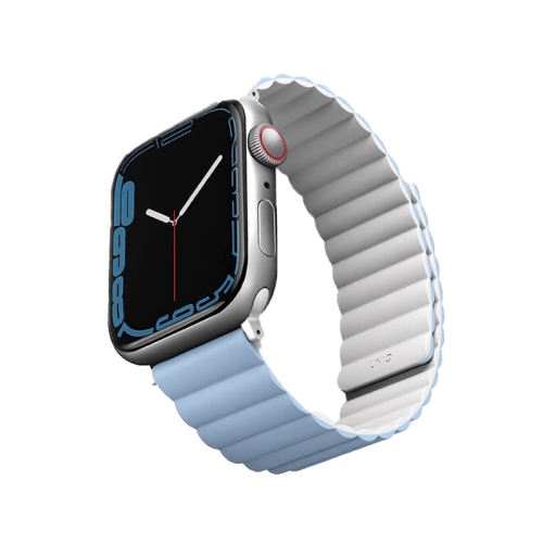 Uniq Revix Reversible Strap for Apple Watch 42/44/45mm - Arctic White / Blue