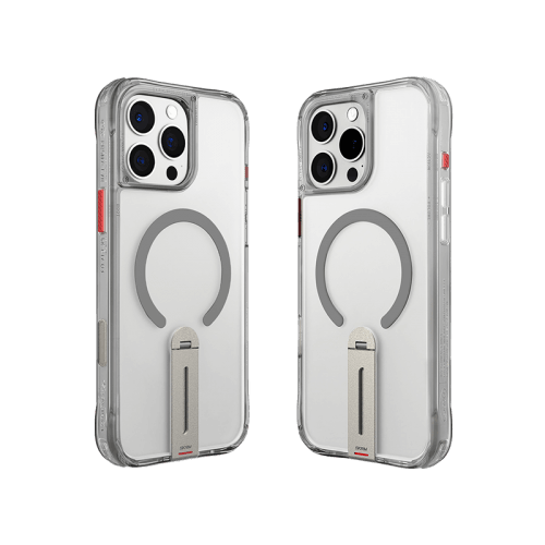 SkinArma Helix MagSafe Case With 360 Rotating Stand for iPhone 16 Pro Max - Titanium