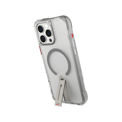 SkinArma Helix MagSafe Case With 360 Rotating Stand for iPhone 16 Pro Max - Titanium