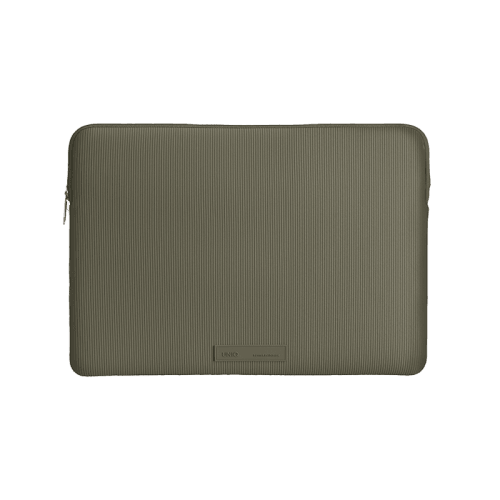 Uniq Cyprus Ridge Edition Water-Resistant Neoprene Laptop Sleeve (Upto 14") - Dark Sage Green