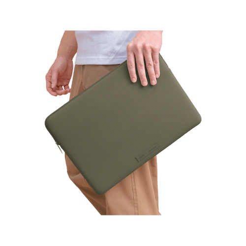 Uniq Cyprus Ridge Edition Water-Resistant Neoprene Laptop Sleeve (Upto 14") - Dark Sage Green