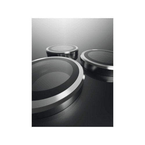 BodyGuardz Apex Individual Camera Lens Protector for iPhone 16 Pro & 16 Pro Max - Silver