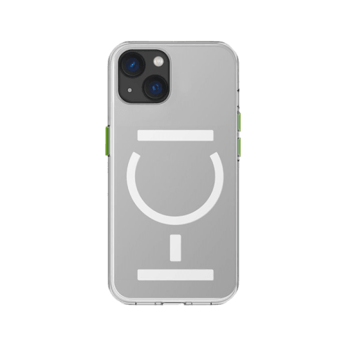Goui Magnetic Case With Magnetic Bars for iPhone 14 + Magnetic Strap - Clear