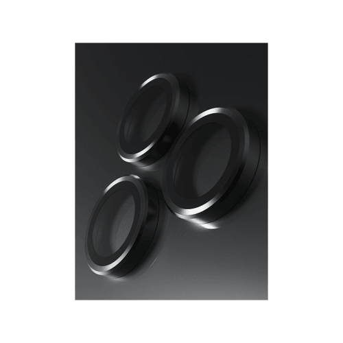 BodyGuardz Apex Individual Camera Lens Protector for iPhone 16 Pro & 16 Pro Max - Black
