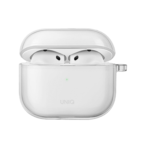 Uniq Glase Hang Case for AirPods 4th Gen - Glossy Clear